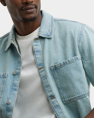 Only & Sons Boxy Denim Shirt - Blue