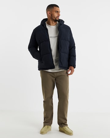 Jack & Jones Galaxy Puffer Jacket - Navy