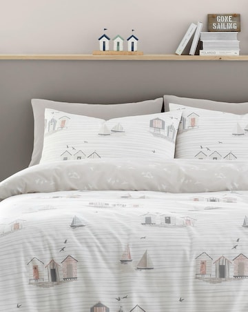 Fusion Beach Huts Duvet Cover Set