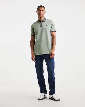 Voi Two Toned Pique Polo Long Length