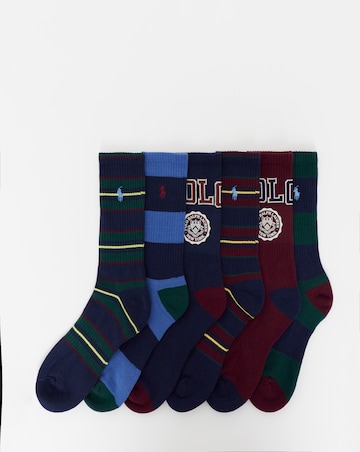 Polo Ralph Lauren 6 Pack Stripe Socks - Multi