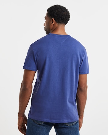 Tommy Jeans Short Sleeve Badge T-Shirt - Blue