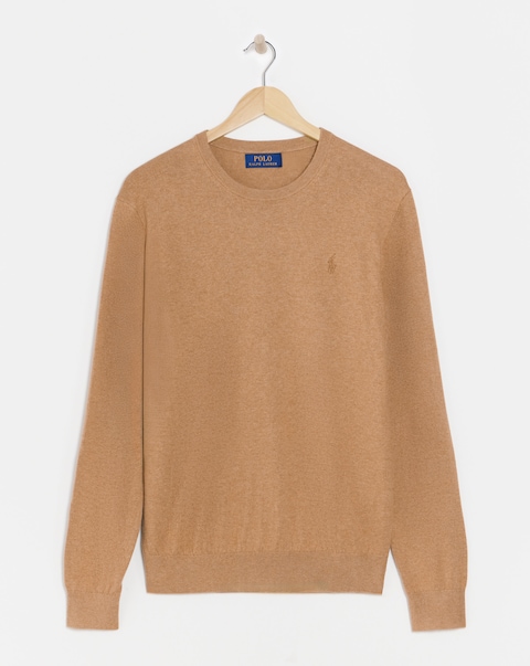 Polo Ralph Lauren Cotton Crew Jumper - Caramel