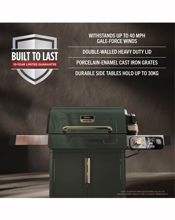 Ninja FlexFlame Outdoor Cooking System PG301UK Green