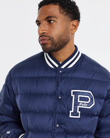 Polo Ralph Lauren Logo Bomber Jacket - Navy