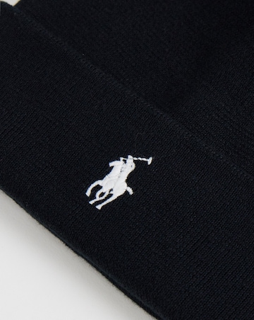 Polo Ralph Lauren Cotton Pima Cotton Beanie - Black