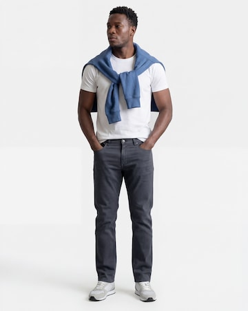 Union Blue Loose Fit Stretch Gabardine Jean
