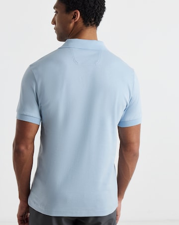 BOSS Short Sleeve Pio Jersey Polo - Light Blue