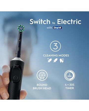 Oral-B Vitality PRO Black & Lilac (Duo Pack) Electric Toothbrushes