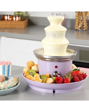 G&P Choc Fountain With Trays Sorbet- Purple