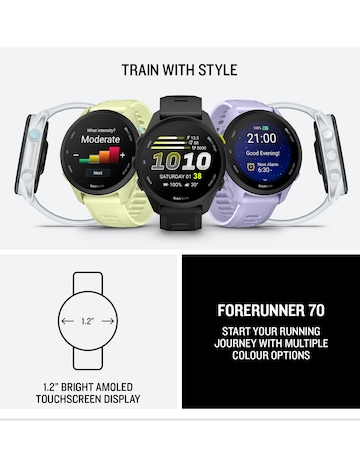 Garmin Forerunner 70 GPS Smart Watch - Citron
