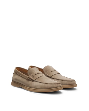 BOSS Suede Loafer - Beige