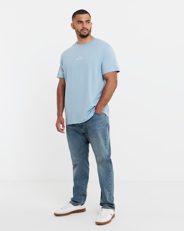 Polo Ralph Lauren Short Sleeve Script Logo T-Shirt - Blue Heather