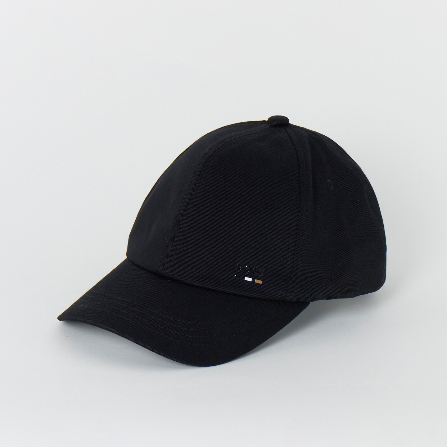 A black BOSS icon cap.