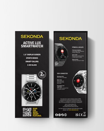 Sekonda Active Lux Smart Watch - Stainless Steel