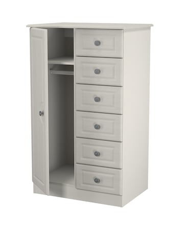 Peregrine Ready Assembled 1 Door 5 Drawer Kids Wardrobe - Kids