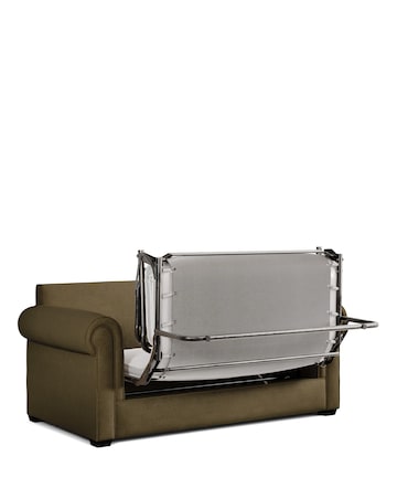 Jay-Be Heritage Luxe Velvet 2 Seater Sofa Bed with E-Pocket Mattress