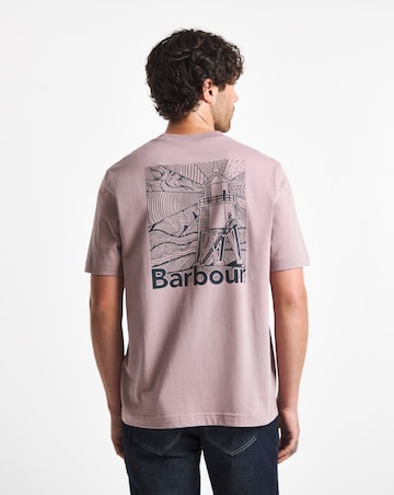 Barbour Moonwell Short Sleeve Graphic Relaxed T-Shirt - Ironstone