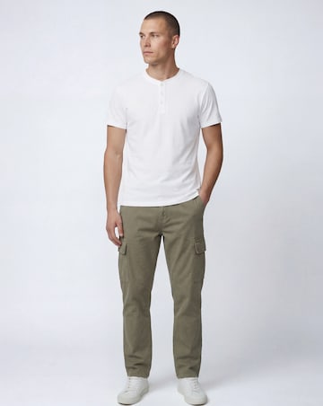 Grandad T-Shirt Long Length-White