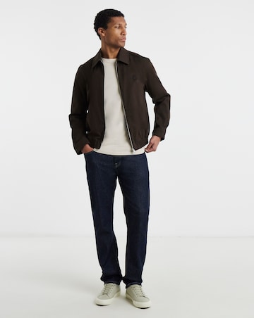 BOSS BB Cotton Coach Jacket - Dark Brown