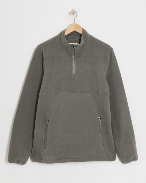 Charcoal 1/4 Zip Fleece