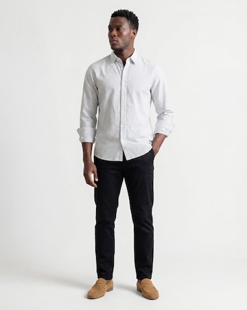 Long Sleeve Poplin Stripe Shirt Long