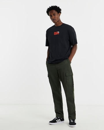 Only & Sons Iron Maiden Relaxed Fit Back Print T-Shirt - Black