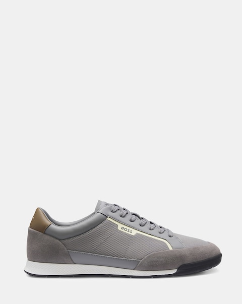 Boss Nitan Low Profile Trainers - Grey