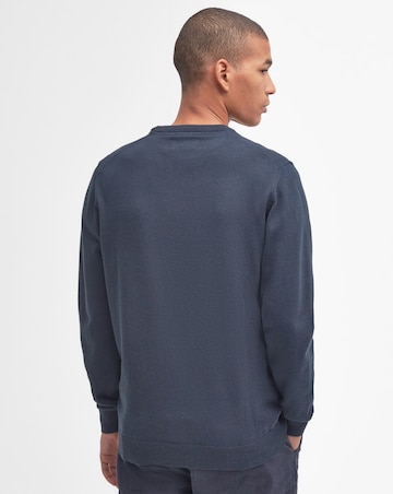 Barbour Pima Cotton Crewneck Sweater - Navy