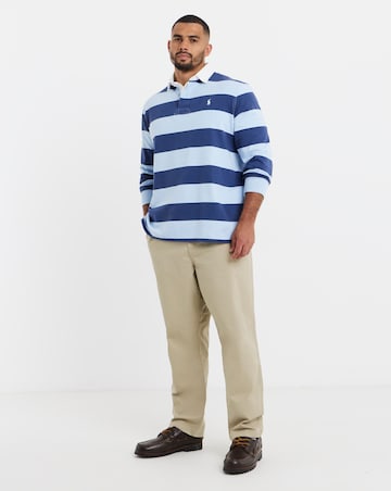 Polo Ralph Lauren Long Sleeve Stripe Rugby - Navy/Blue