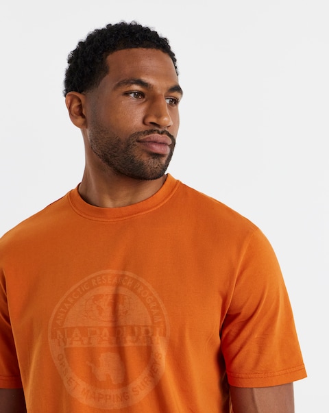 Napapijri Bollo Short Sleeve T-Shirt - Orange