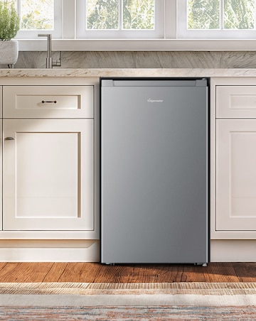 Fridgemaster MUL4892MES Under Counter Fridge - Silver E Rated