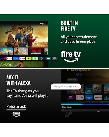 Toshiba 40LF2653DB 40in 4k HDR Fire Smart TV with Freely