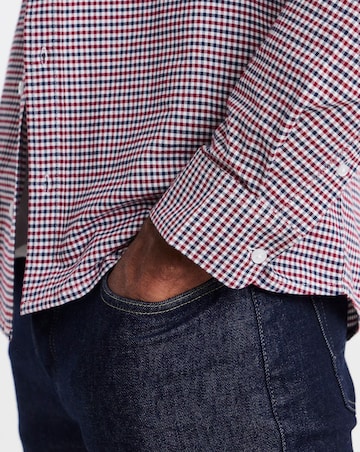 Long Sleeve Cotton Gingham Shirt