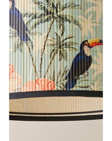 ValueLights Daintree Medium Pastels Bamboo Drum Shade 35cm