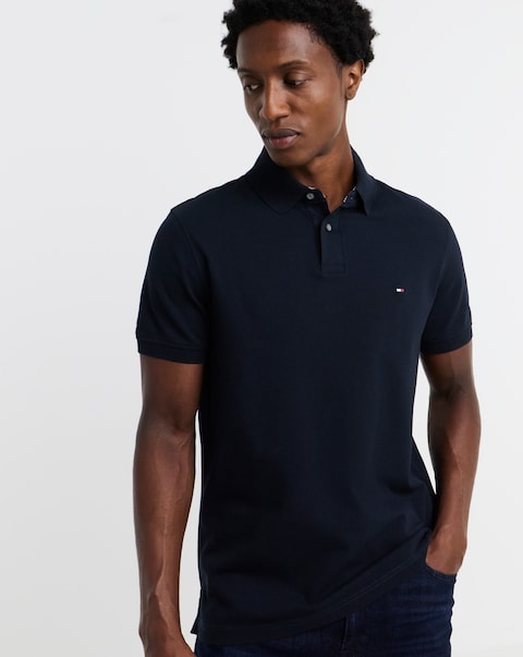 Tommy Hilfiger 1985 Short Sleeve Pique Polo - Navy
