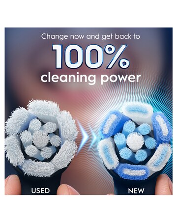 Oral-B iO Ultimate Clean Black Refill heads 4 Pack