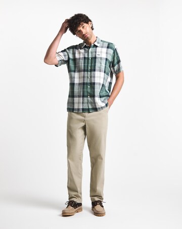 Barbour Croft Short Sleeve Tartan Summer Shirt - Meadow