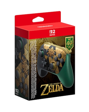 Nintendo Switch 2 Pro Controller - The Legend of Zelda 40th Anniversary Edition