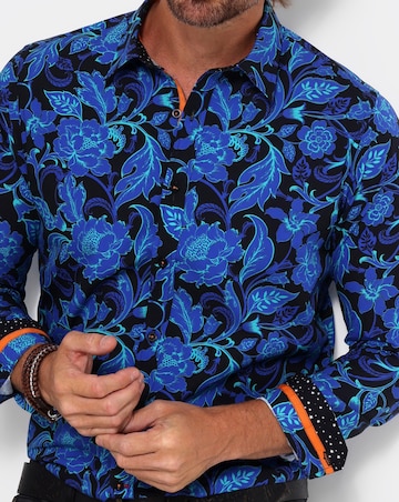 Joe Browns Perfect Paisley Shirt - Black