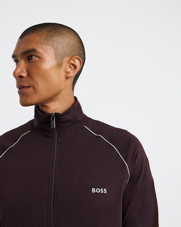 BOSS Mix & Match Lounge Jacket - Dark Brown