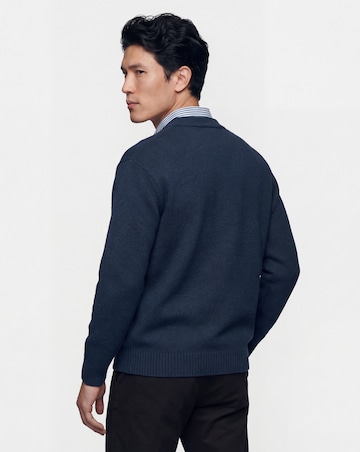 Wool Mix Button Through Knitted Shirt