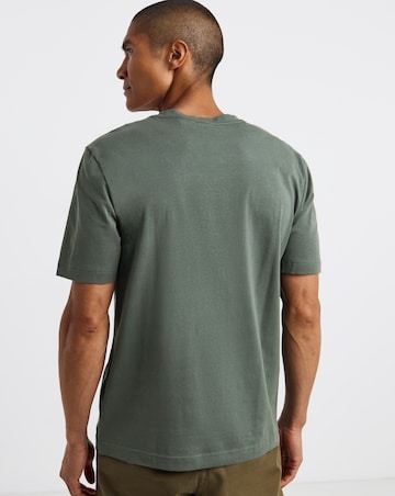 BOSS Short Sleeve Centre Logo T-Shirt - Dark Green