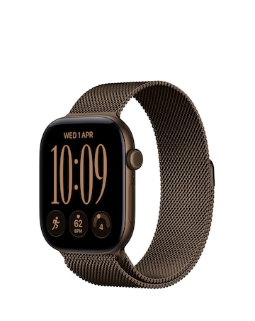 Apple Watch Series 12 GPS 46mm - Bronze Aluminium/Bronze Milanese Loop - M/L