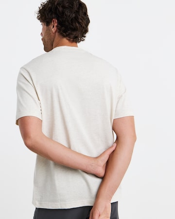 BOSS Short Sleeve Structure Logo T-Shirt - Ecru