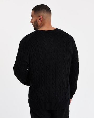 Polo Ralph Lauren Cable Knit Jumper - Black
