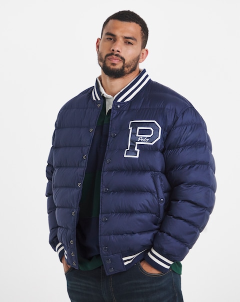 Polo Ralph Lauren Logo Bomber Jacket - Navy