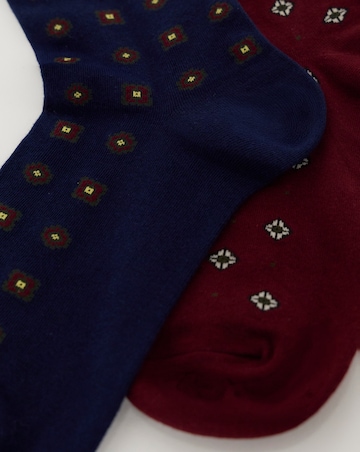 Polo Ralph Lauren 2 Pack Spot Socks - Navy/White