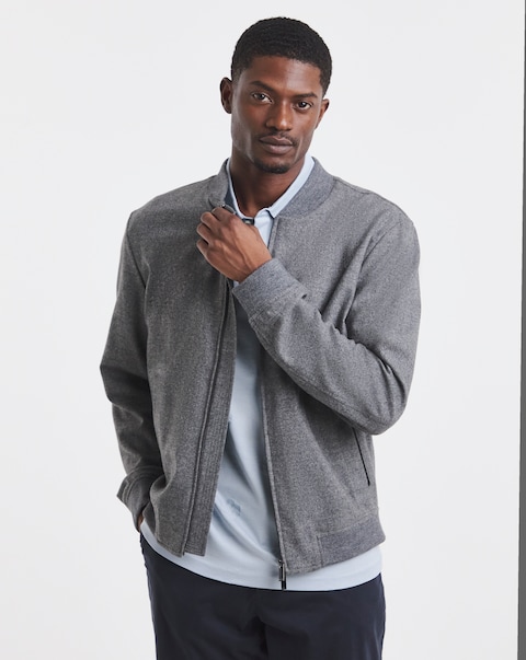 BOSS Grey Bomber Jacket