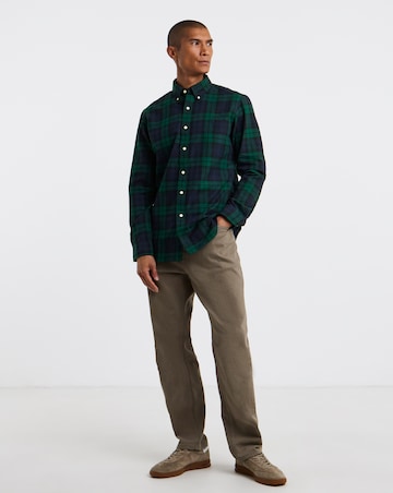 Polo Ralph Lauren Long Sleeve Check Oxford Shirt - Navy/Green